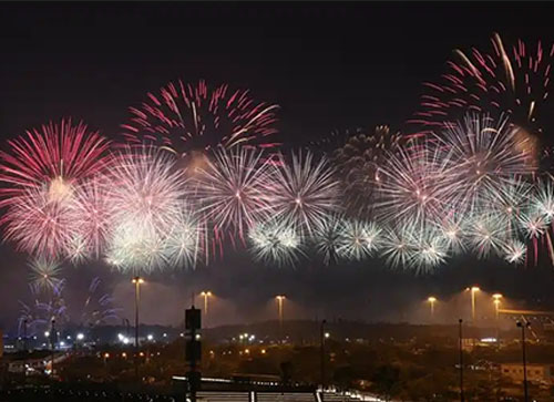 昌乐县焰火晚会